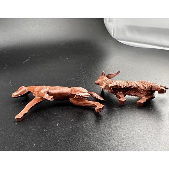 Allstate Marx Happi Time Farm Playset 1959 Auburn Red Horse Goat Dog Tim Mee PPC - Picture 15 of 16